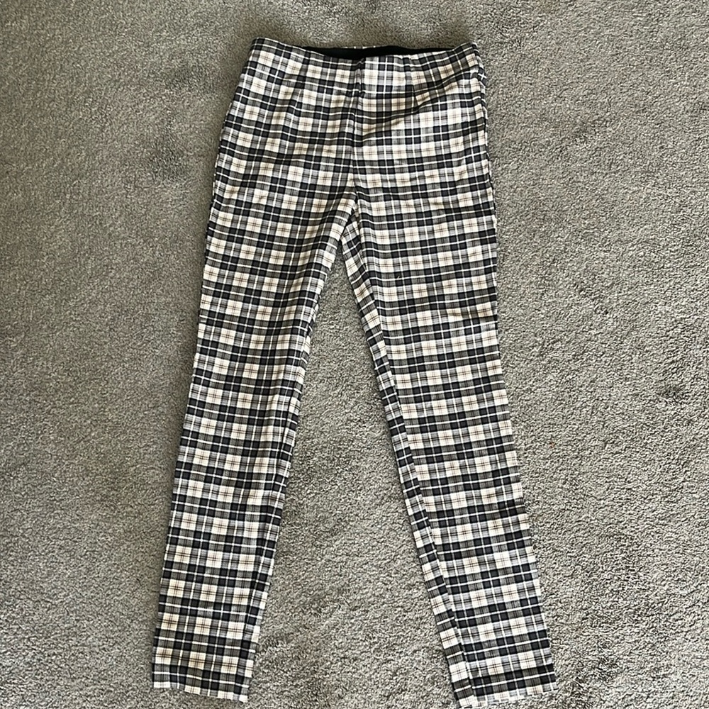 Boscovs Leighton Juniors Plaid Dress Pants NWOT